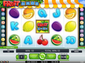 Fruit Shop slotmaskinen SS-01