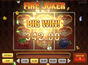 Fire Joker slotmaskinen SS-02