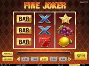 Fire Joker slotmaskinen SS-05