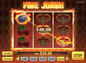Fire Joker slotmaskinen SS-08