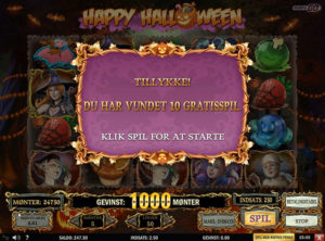 Happy Halloween slotmaskinen SS-03