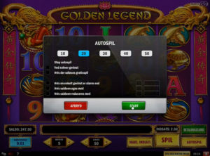 Golden Legend slotmaskinen SS-03