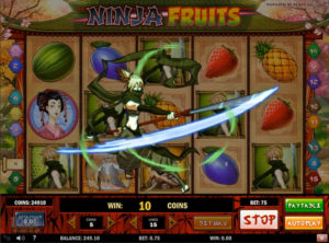 Ninja Fruits slotmaskinen SS-07