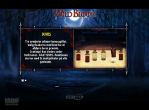 Wild Blood slotmaskinen SS-01