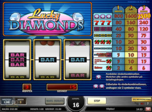 Lucky Diamonds slotmaskinen SS-04